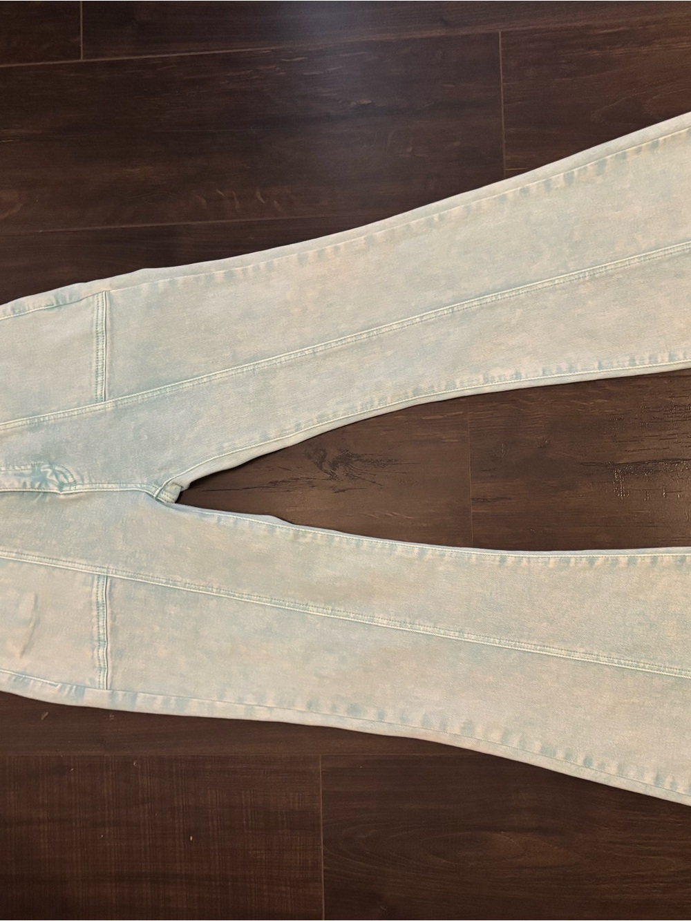Light Wash Women's Flare Jeans - Smooth Stretch Denim